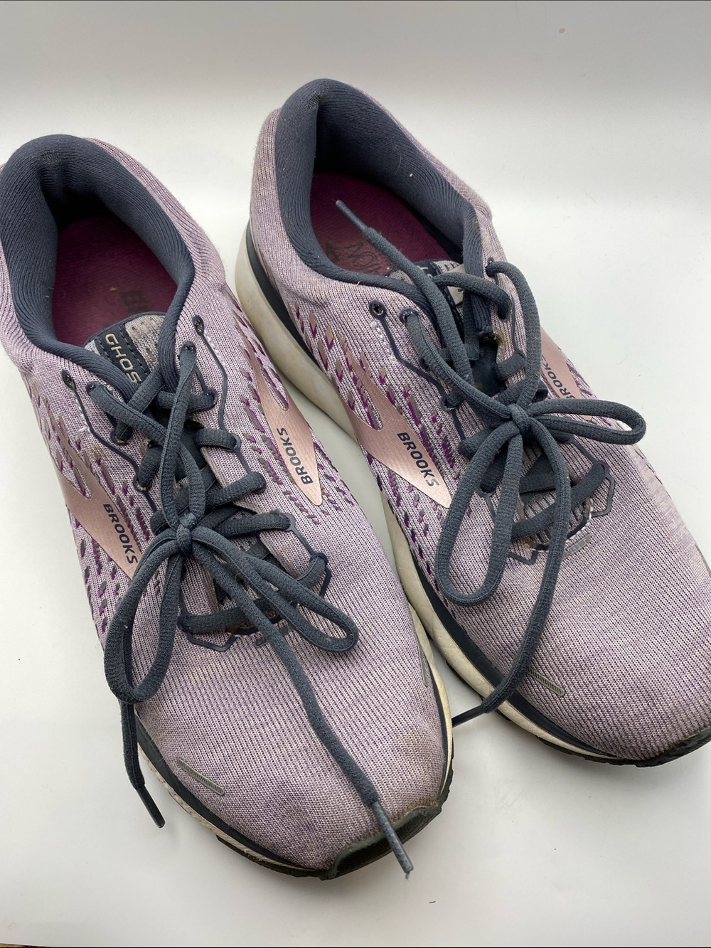 Brooks Women's Lavender and Gray Running Sneakers